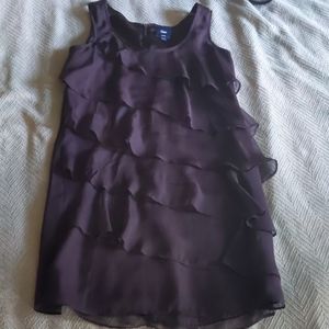 Plum Ruffle Dress